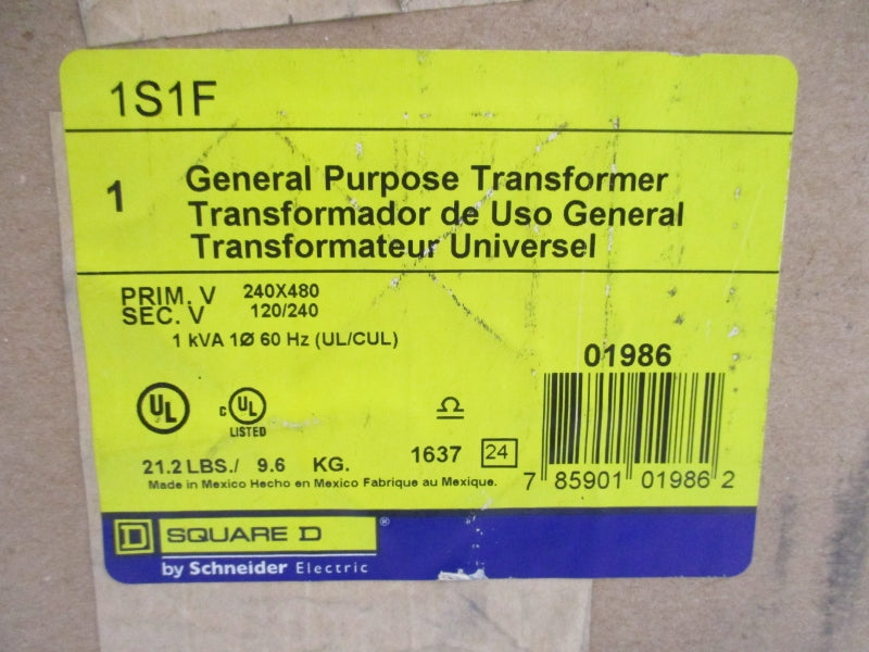 SQUARE D 1S1F 240/480V NSFS