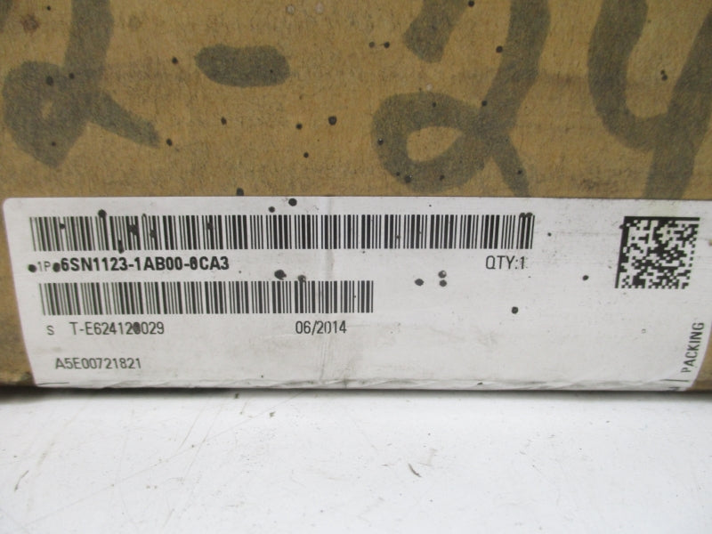 SIEMENS 6SN1123-1AB00-0CA3 NSFS