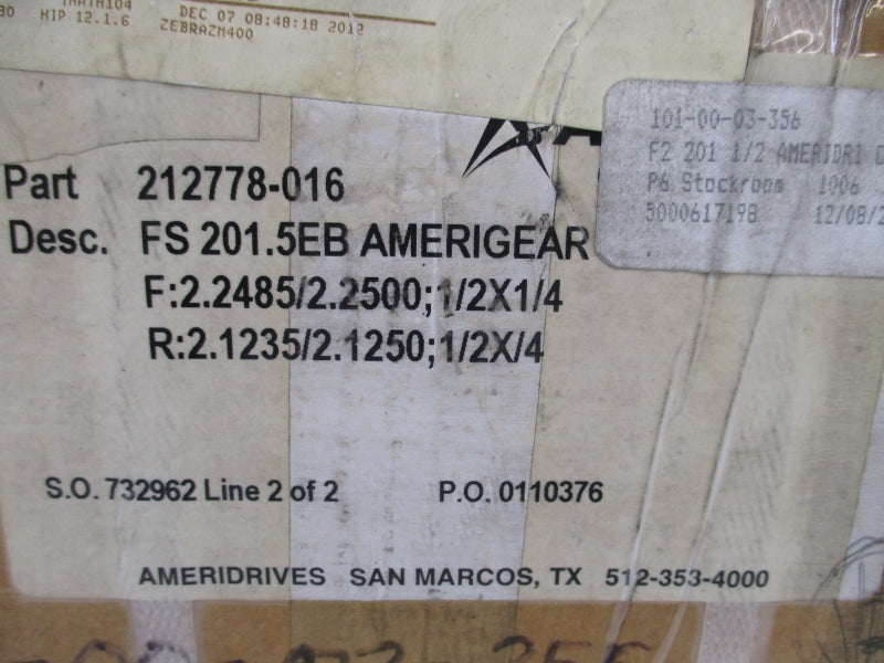 AMERIDRIVES 212778-016 NSMP