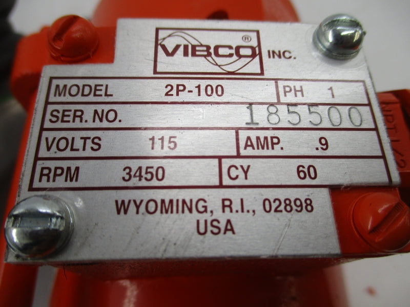 VIBCO 2P-100-1 115V .9A NSMP