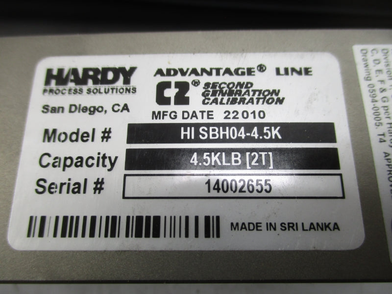 HARDY PROCESS SOLUTIONS HISBH04-4.5K NSNP