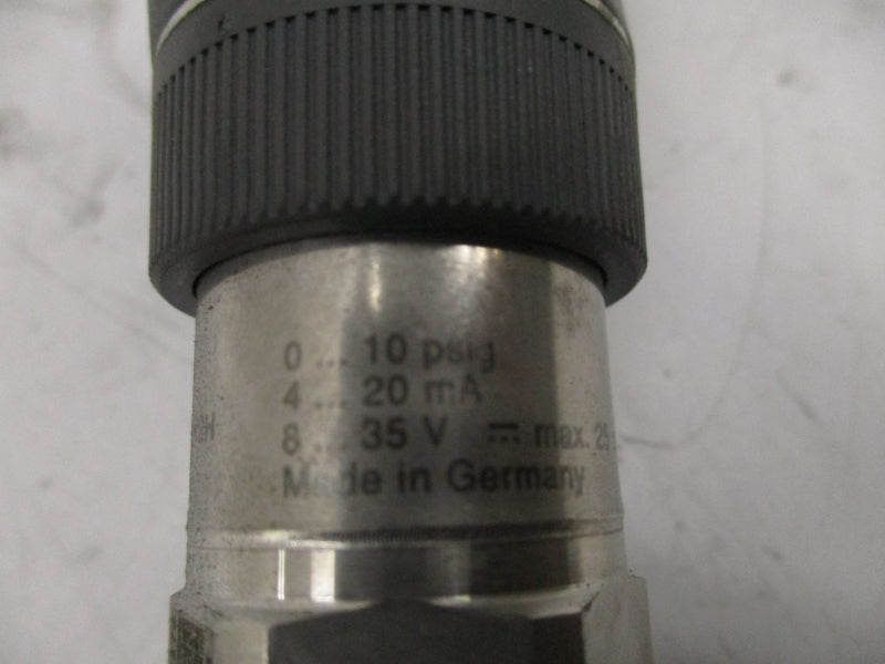 WIKA S-20 46939666 8-35V 0-10PSI NSNP