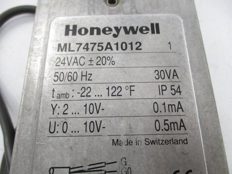 HONEYWELL ML7475A1012 24VAC UNMP