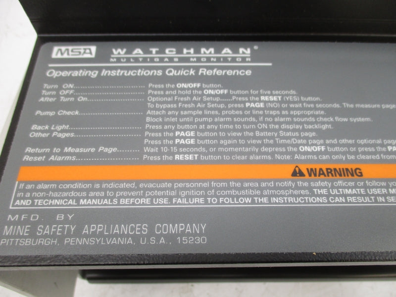 MSA WATCHMAN NSMP