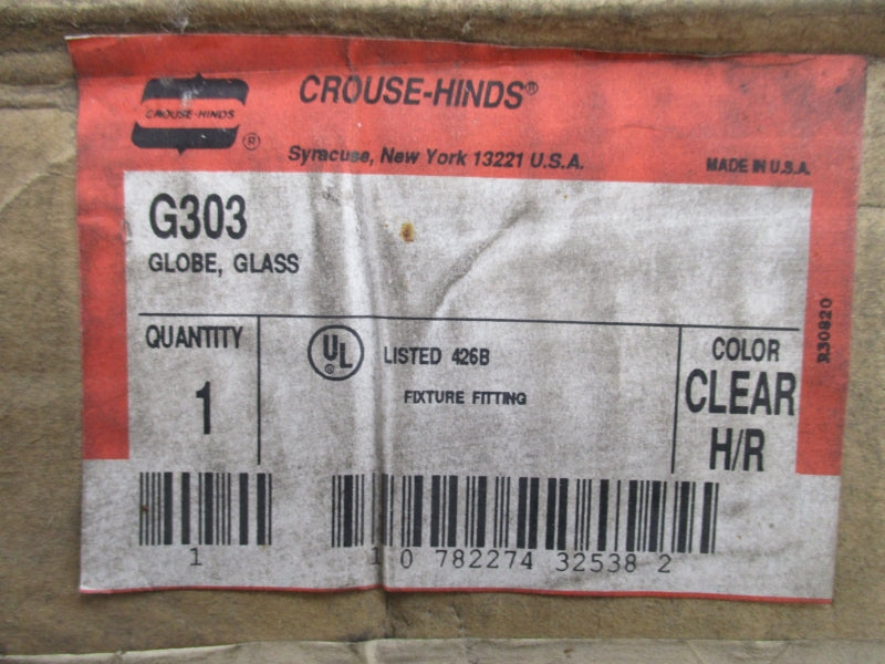 CROUSE-HINDS G303 NSMP