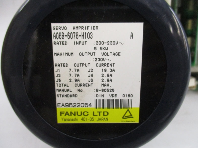FANUC A06B-6076-H103 200-230V 19.3A NSMP