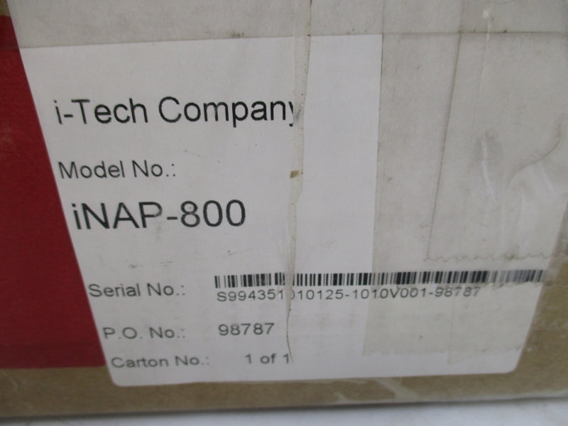 I-TECH INAP-800 8" NSMP