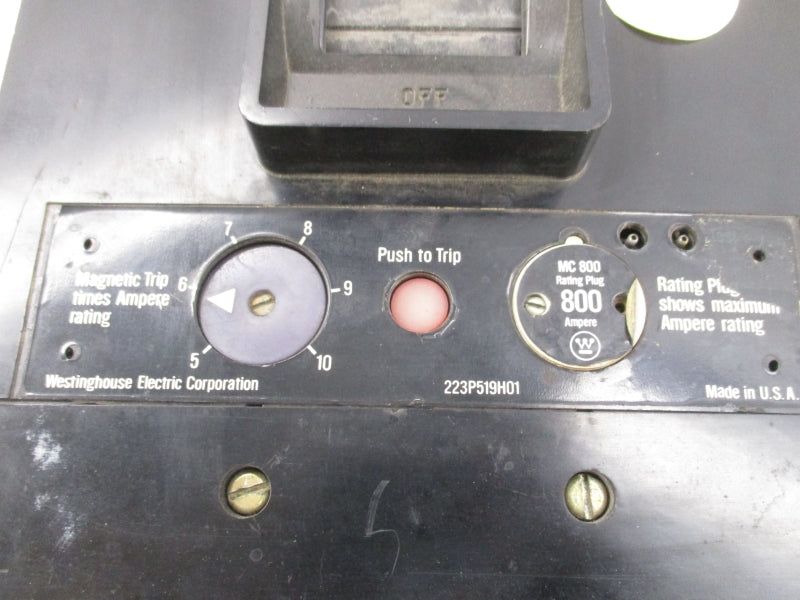 WESTINGHOUSE MC3800 2601D40G01 600VAC 800A UNMP