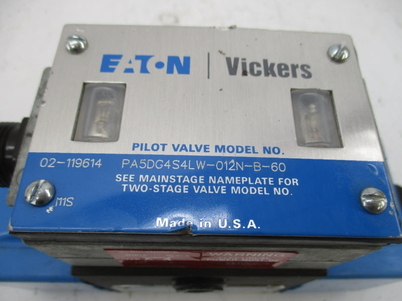 VICKERS PA5DG4S4LW-012N-B-60 02-119614 110/120V NSNP