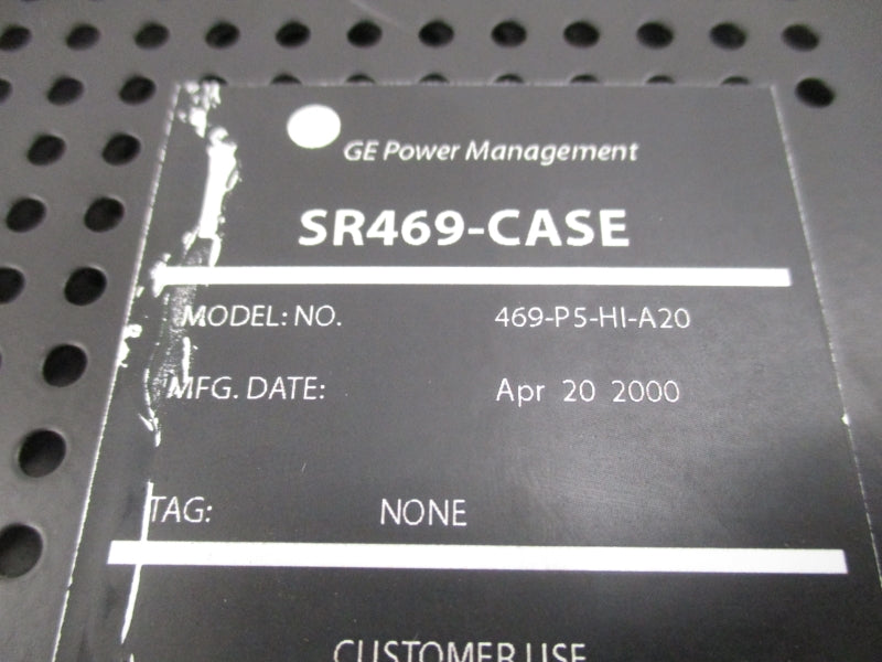 GENERAL ELECTRIC 469-P5-HI-A20 24VDC 1/5A (AS PICTURED) UNMP