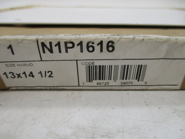 HUBBELL N1P1616 13"X14-1/2" NSMP