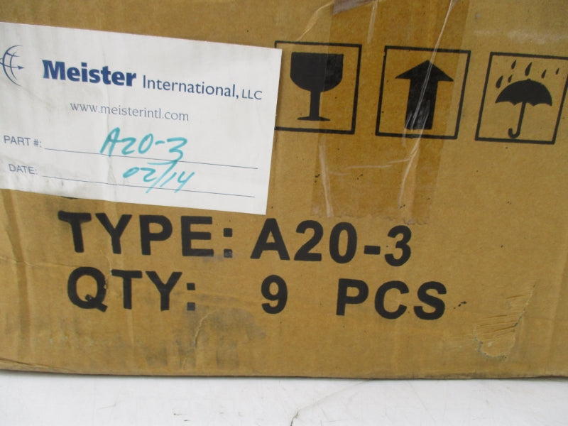 MEISTER A20-3 (PKG OF 9) NSMP