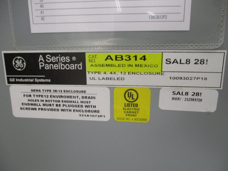 GENERAL ELECTRIC AB314 NSNP