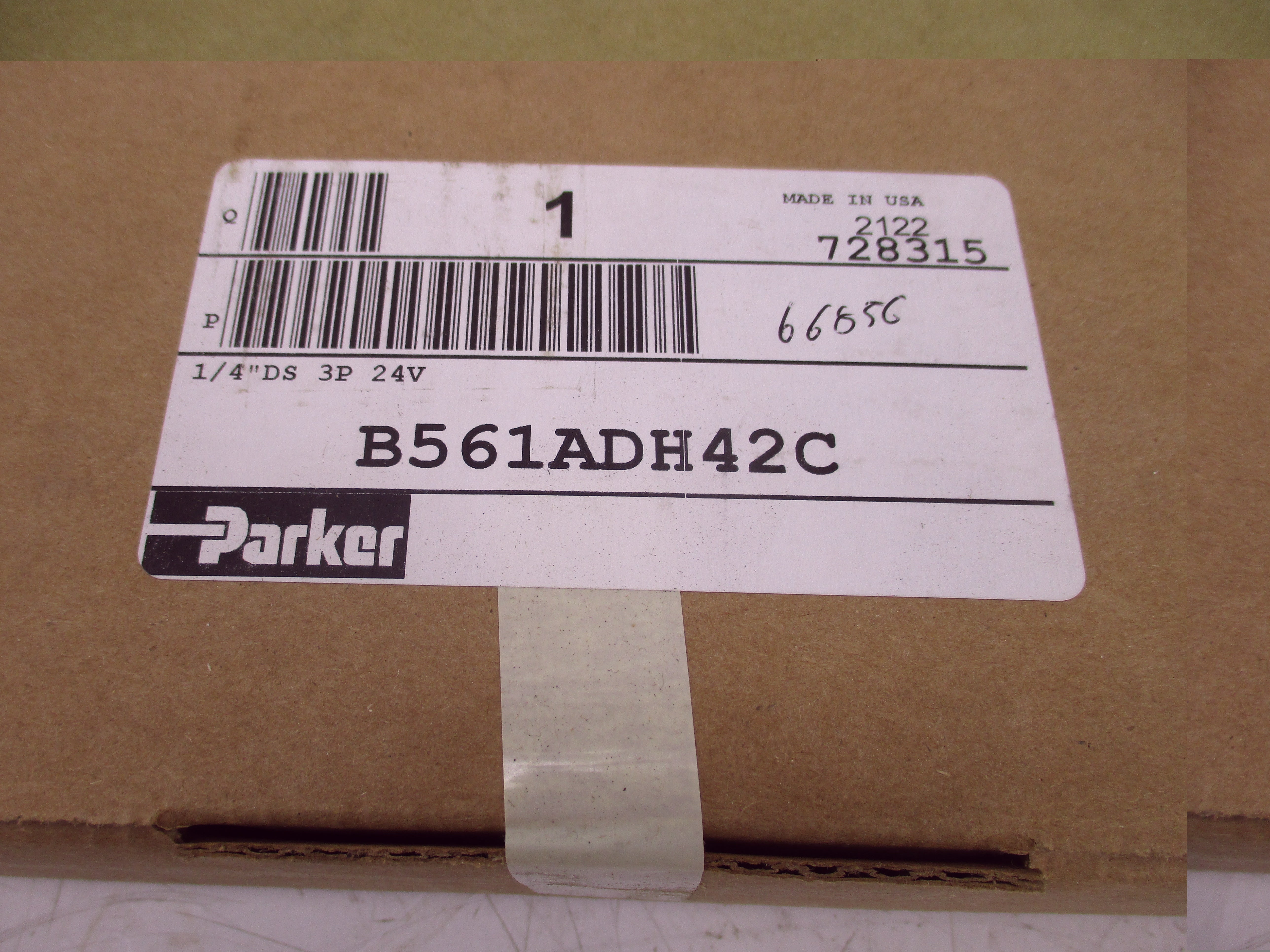 PARKER B561ADH42C 24V 1/4" NSFS