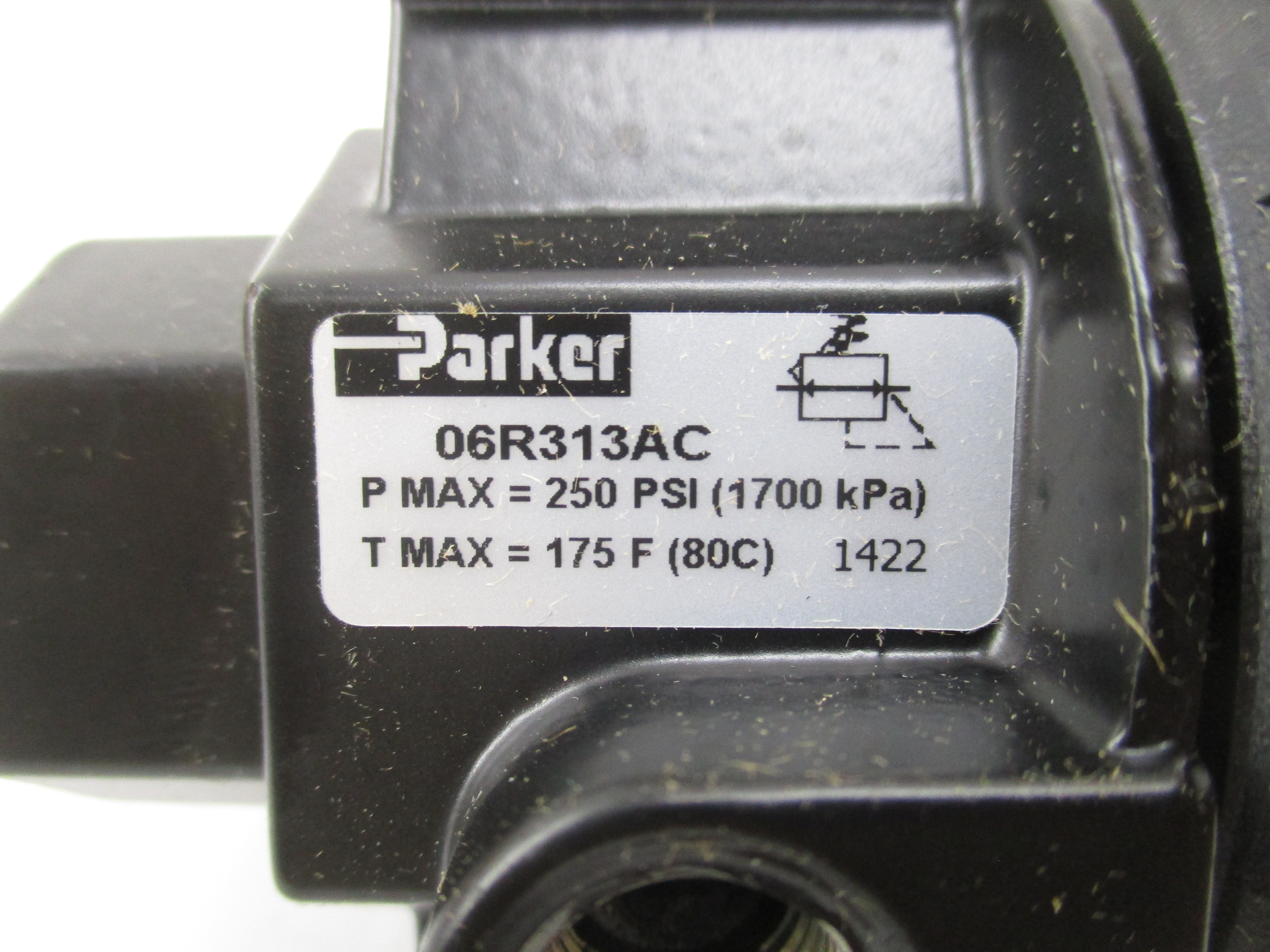PARKER 06R313AC 0-125PSI 1/2" NSMP