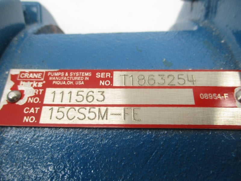 CRANE 111563 15CS5M-FE 115/208-230V 17.4/8.7A NSNP