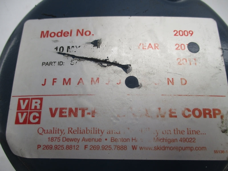 VENT-RITE 10MX 51302-13 115/230V 6.6/3.3A UNMP