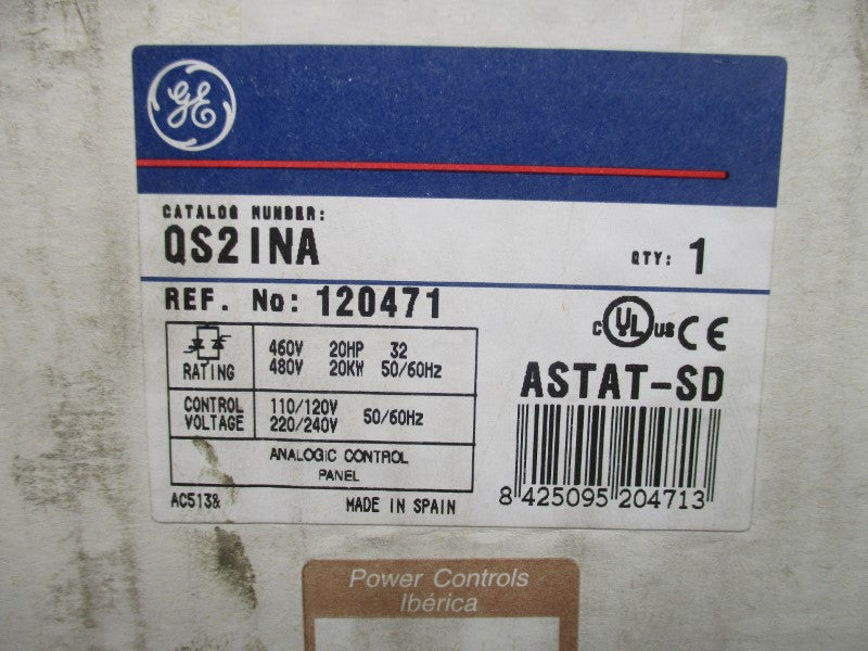 GENERAL ELECTRIC QS2I-NA 480VAC 34A NSMP