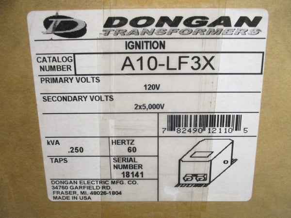 DONGAN TRANSFORMERS A10-LF3X 120V 250A NSMP