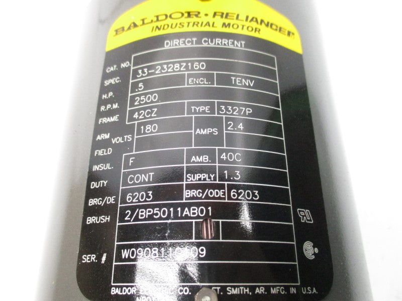 BALDOR GPP3380 33-2328Z160K4 180V 2.4A NSMP