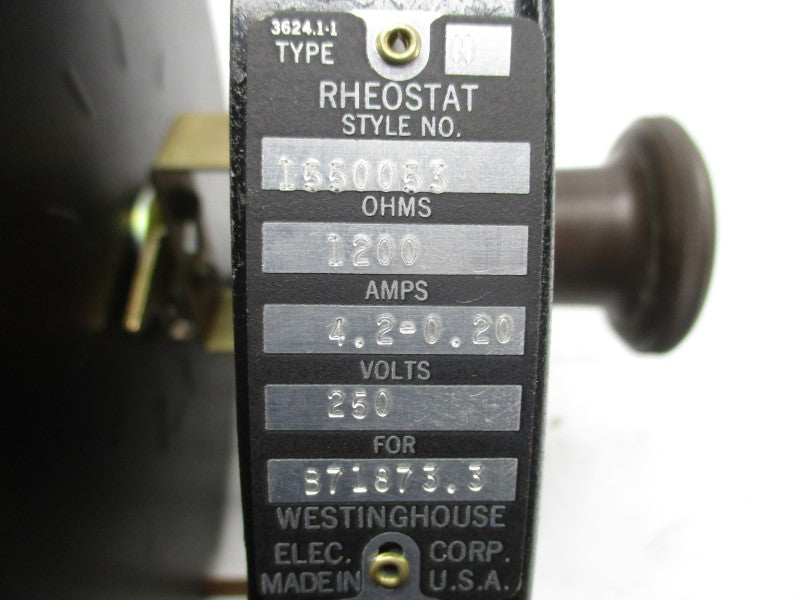 WESTINGHOUSE 1550053 250V 4.2-0.20A NSNP
