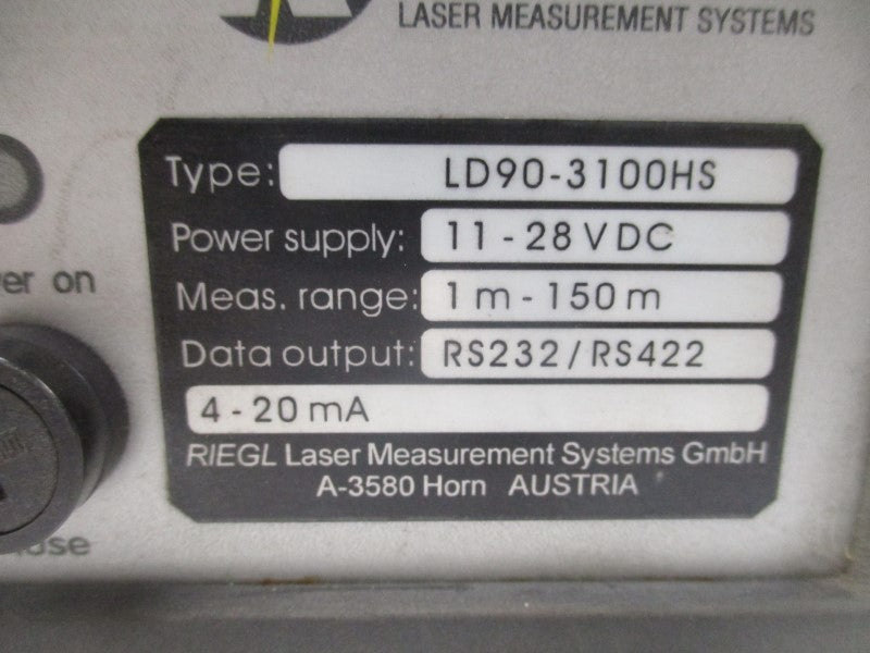 RIEGL LD90-3100HS 11-28VDC NSNP