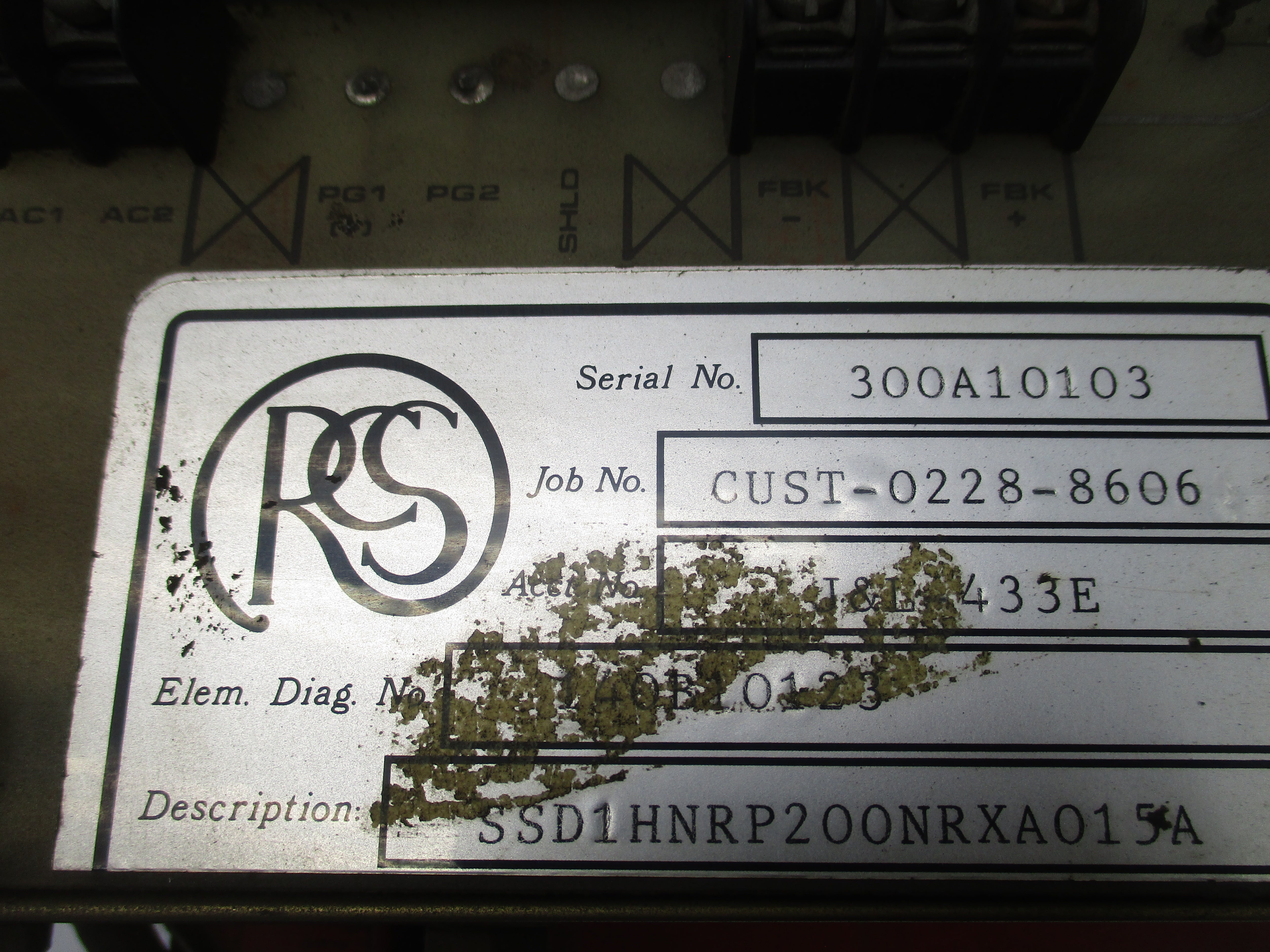 RCS SSD1HNRP200NRXA015A UNMP