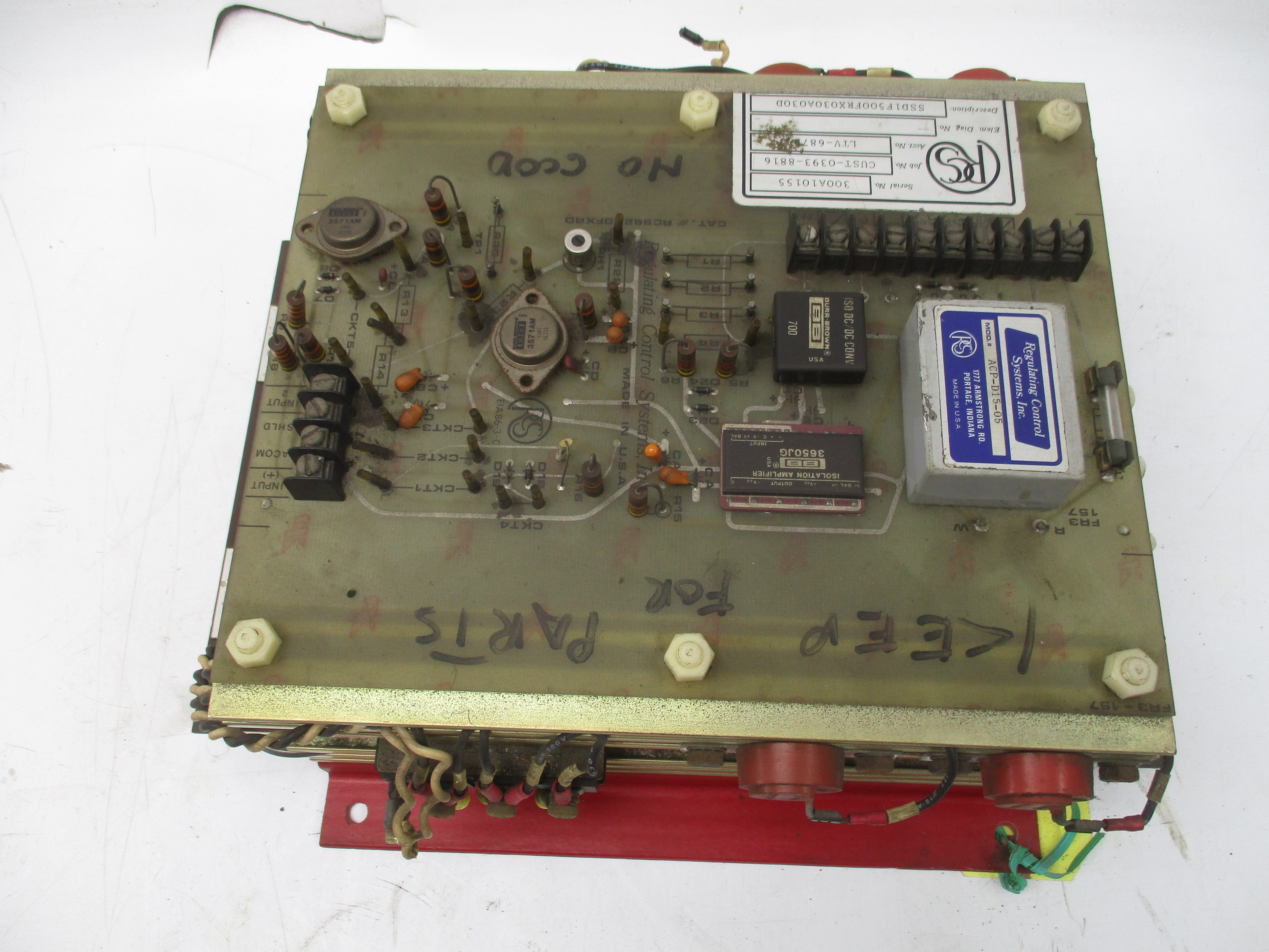 RCS SSD1F500FRX030A030D UNMP