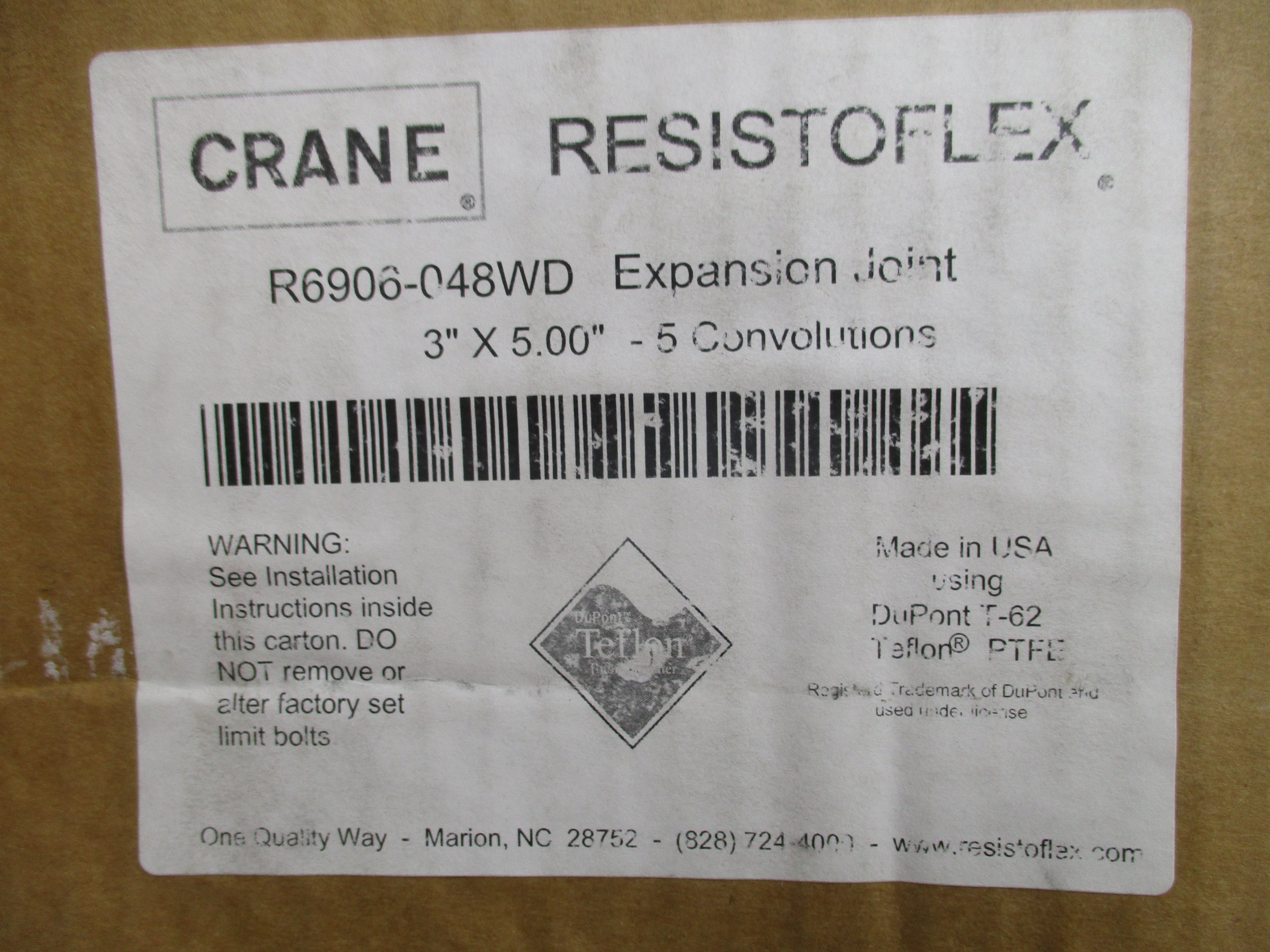 CRANE R6906-048WD 3X5.00" NSMP