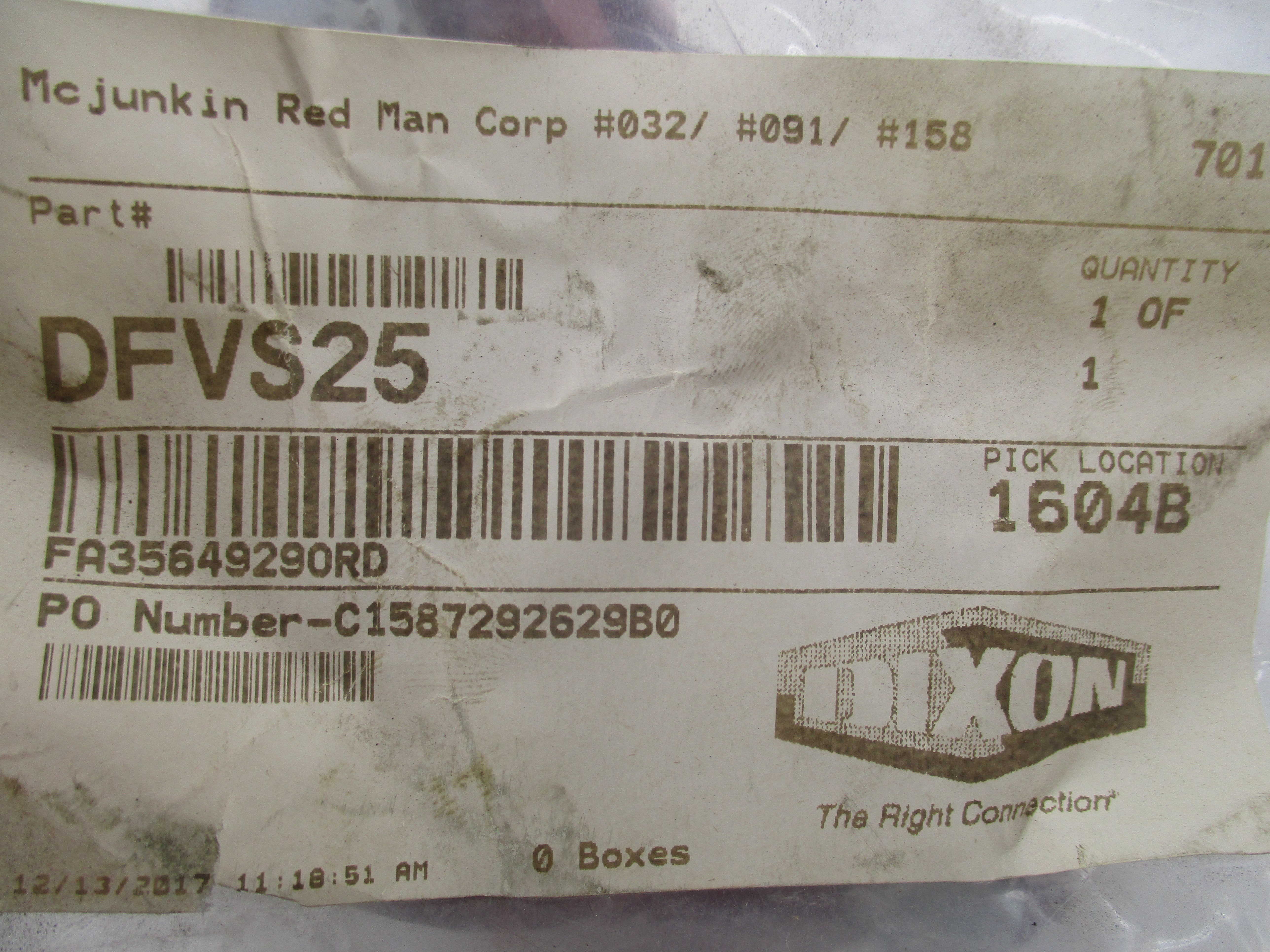 DIXON DFVS25 NSNP
