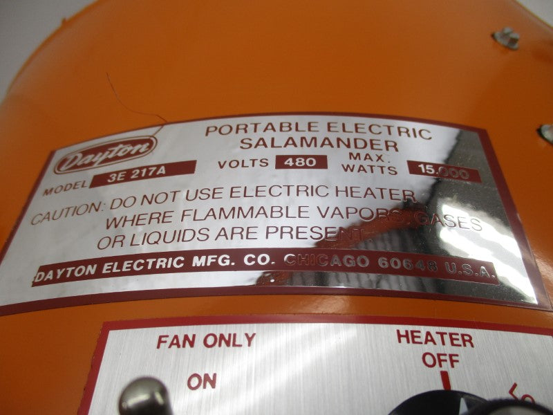 DAYTON 3E217A 480V (AS PICTURED) NSMP