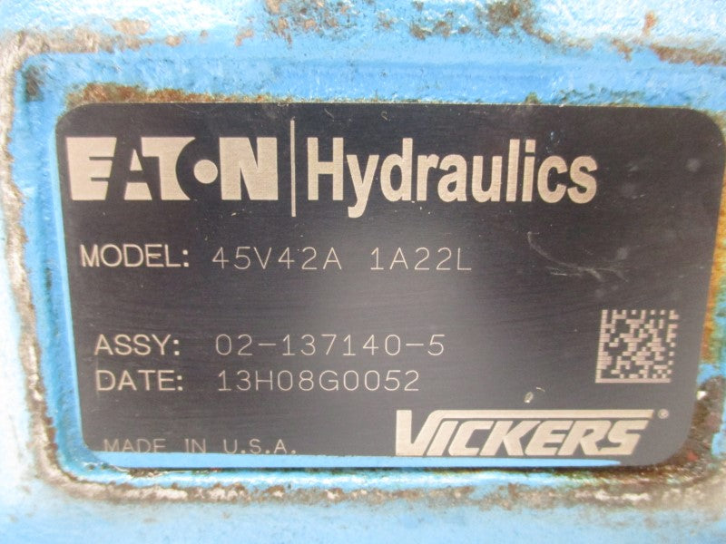 VICKERS 45V42A1A22L 02-137140-5 (AS PICTURED) NSNP