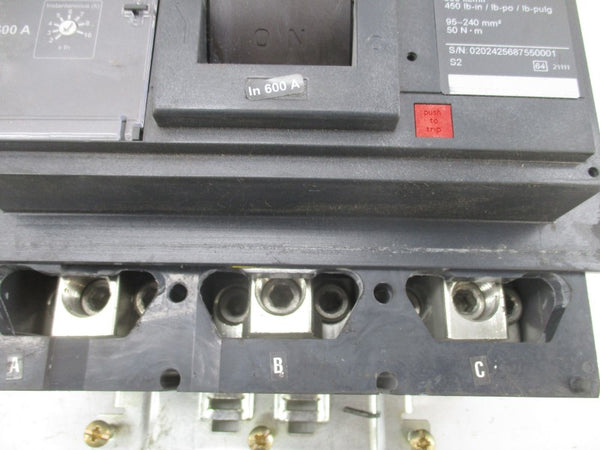 SQUARE D MJA36600 SER. 2 600V 600A NSNP