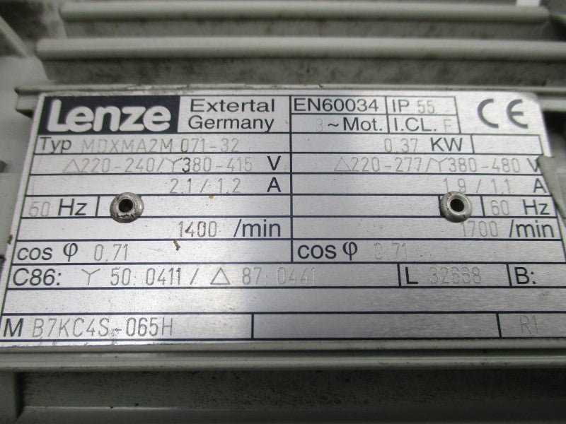 LENZE MDXMA2M071-32 480V 1.1A NSNP