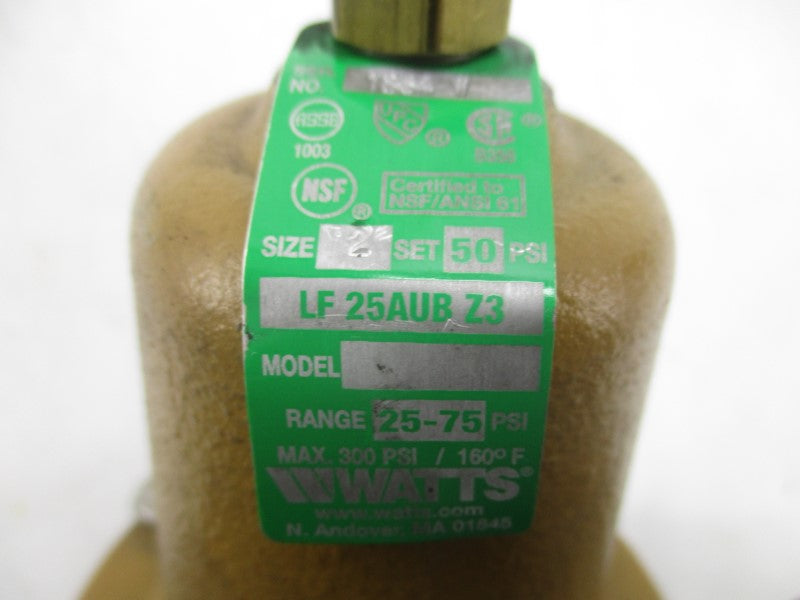 WATTS LF25AUBZ3 25-75PSI 2" NSNP