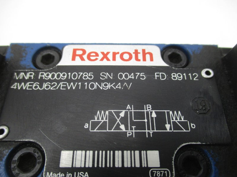 REXROTH 4WEH10J44/6EW110N9ETK4/V R978891978 110/120V NSNP