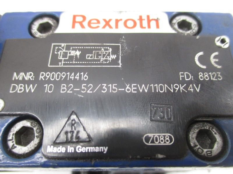 REXROTH DBW10B2-52/315-6EW110N9K4V R900914416 110/120V NSNP