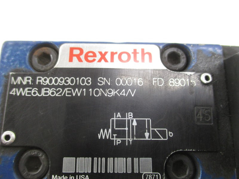 REXROTH 4WEH16JB72/6EW110N9ETK4/V R978020681 110/120V NSNP
