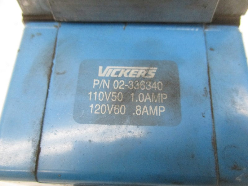 VICKERS DG4V4-012C-M-W-B5-10 02-337076 110/120V 1.0/.8A 1750-4500PSI NSNP
