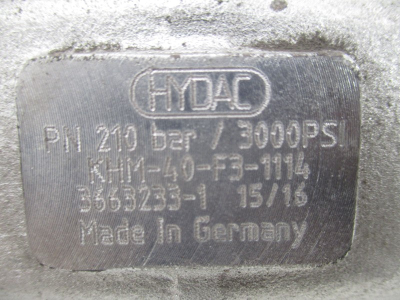 HYDAC KHM-40-F3-1114 3000PSI NSNP