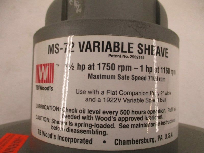 TB WOODS MS-72X7/8 MS7278 NSMP