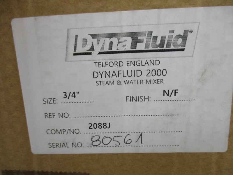 DYNAFLUID 2000 2088J 3/4" NSMP