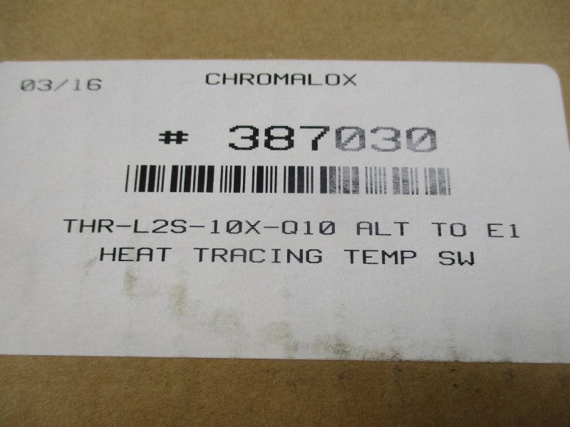 CHROMALOX THR-L2S-10X-Q10 NSFS