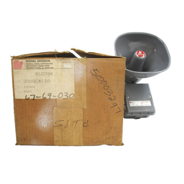 FEDERAL SIGNAL 300GC-120 SER. A2 120VAC .27A (GREY) NSMP