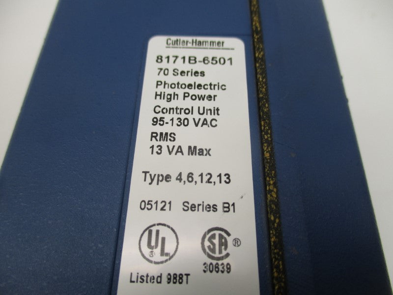 CUTLER HAMMER 8171B-6501 SER. B1 95-130VAC NSMP