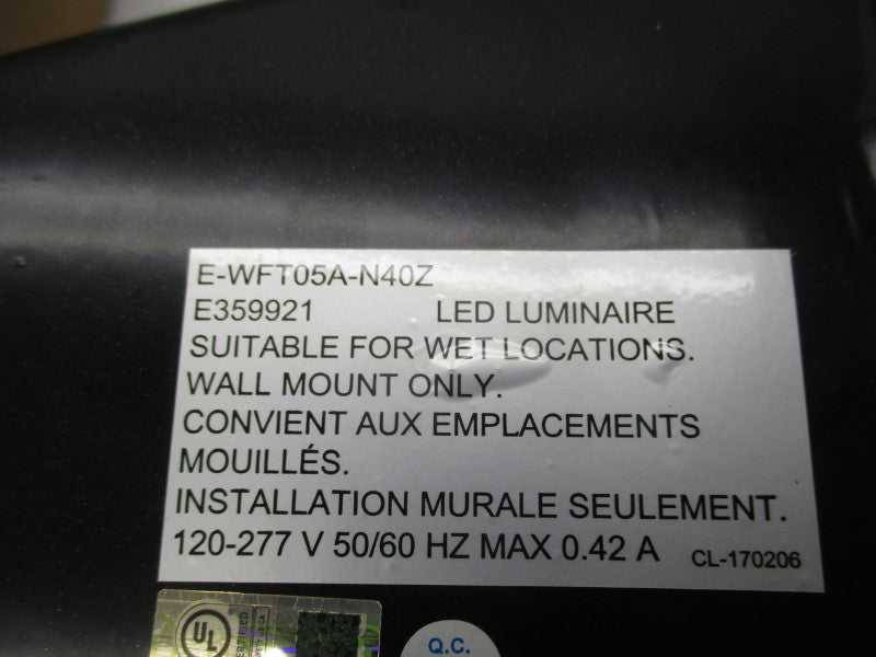 E-CONOLIGHT E-WFT05A-N40Z 120-277V 0.42A NSMP