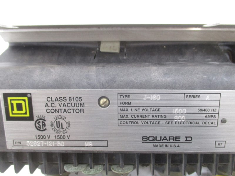 SQUARE D 8105J-160 52927-121 SER. A 1500V 600A NSNP