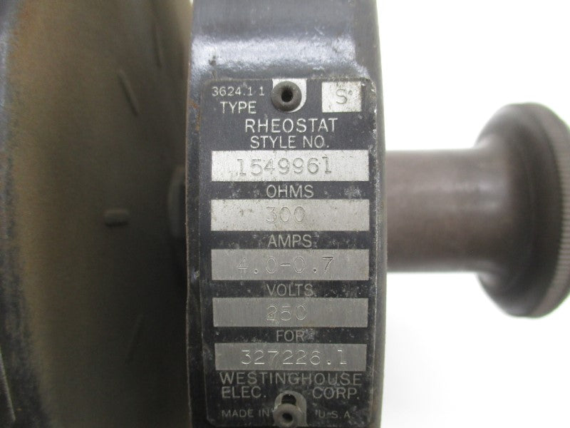 WESTINGHOUSE 1549961 250V 4.0-0.7A UNMP