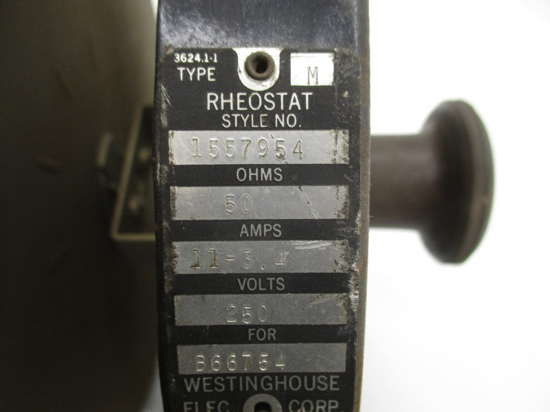 WESTINGHOUSE 1557954 250V 11-3.4A UNMP