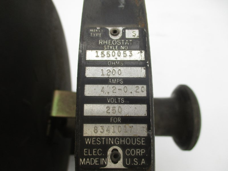WESTINGHOUSE 1550053 250V 4.2-0.20A UNMP